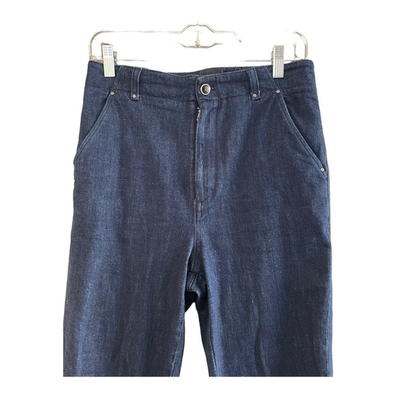 Anthropologie Maeve Cropped Ankle Bow Jeans Size 28 - Picture 7 of 9